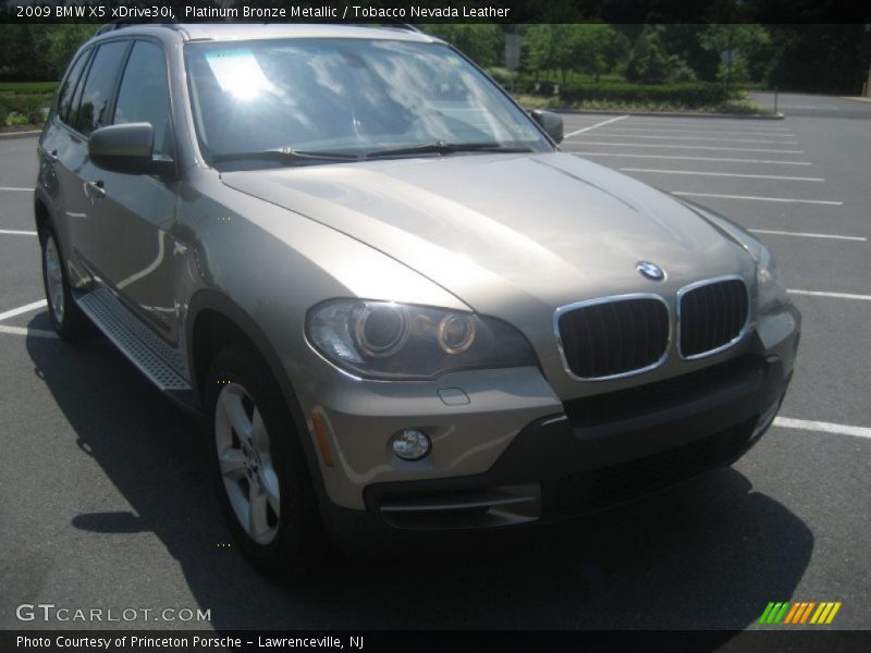 Platinum Bronze Metallic / Tobacco Nevada Leather 2009 BMW X5 xDrive30i