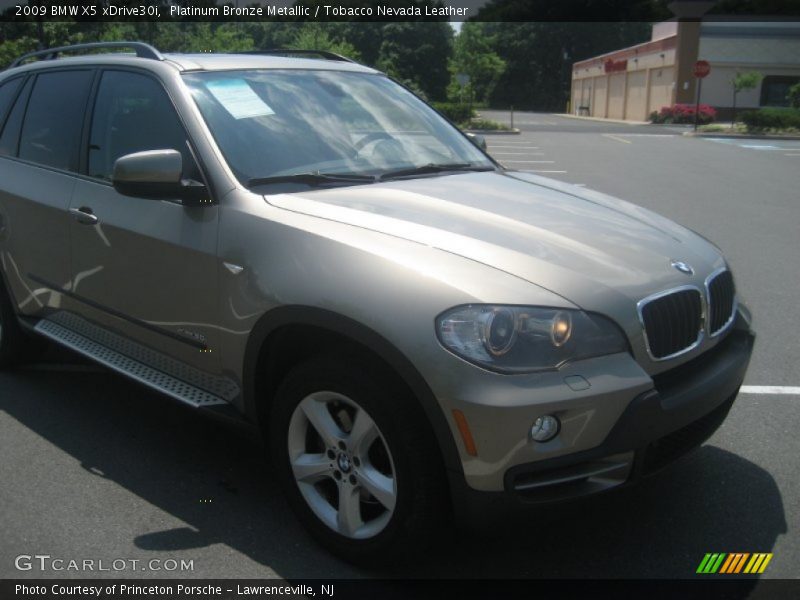 Platinum Bronze Metallic / Tobacco Nevada Leather 2009 BMW X5 xDrive30i
