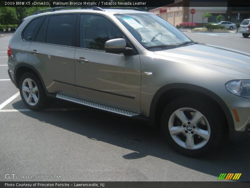 Platinum Bronze Metallic / Tobacco Nevada Leather 2009 BMW X5 xDrive30i
