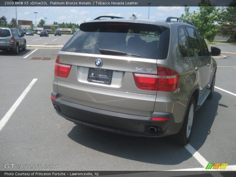 Platinum Bronze Metallic / Tobacco Nevada Leather 2009 BMW X5 xDrive30i