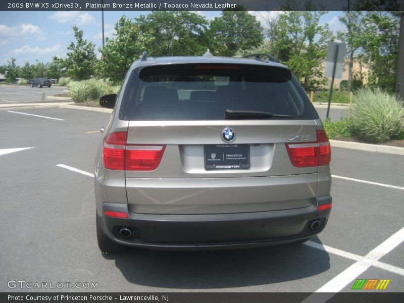 Platinum Bronze Metallic / Tobacco Nevada Leather 2009 BMW X5 xDrive30i