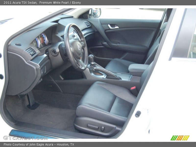 Premium White Pearl / Ebony 2011 Acura TSX Sedan