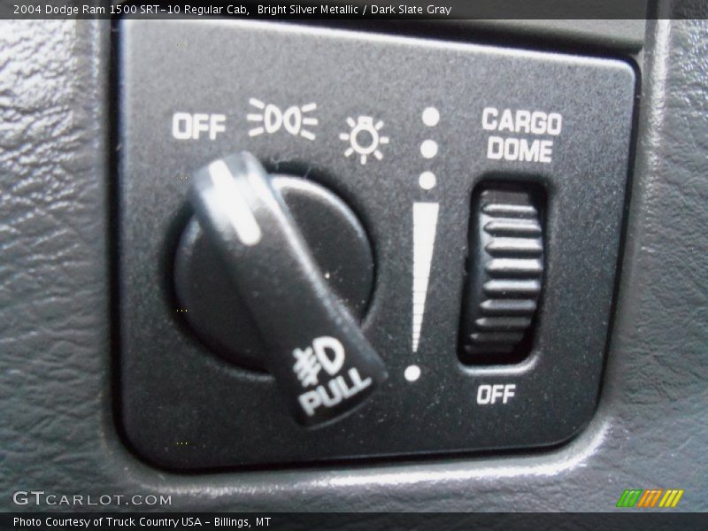 Bright Silver Metallic / Dark Slate Gray 2004 Dodge Ram 1500 SRT-10 Regular Cab