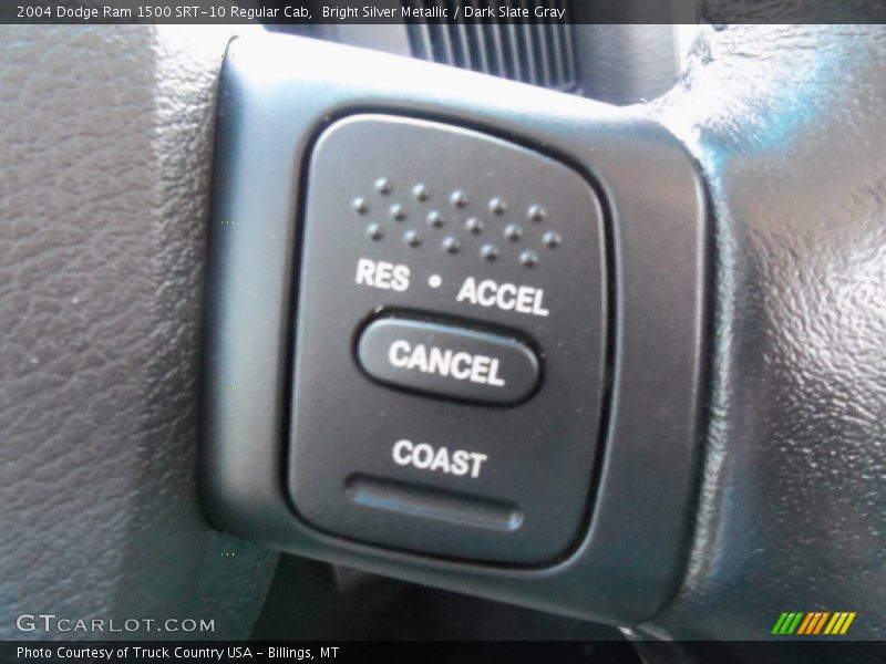 Bright Silver Metallic / Dark Slate Gray 2004 Dodge Ram 1500 SRT-10 Regular Cab