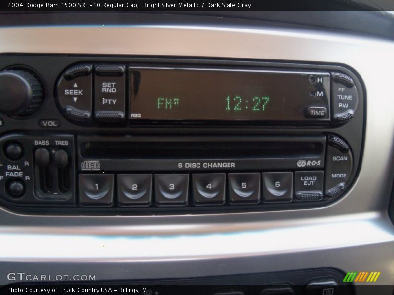 Audio System of 2004 Ram 1500 SRT-10 Regular Cab
