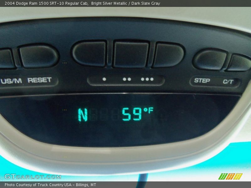 Bright Silver Metallic / Dark Slate Gray 2004 Dodge Ram 1500 SRT-10 Regular Cab