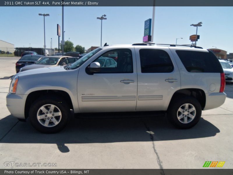 Pure Silver Metallic / Ebony 2011 GMC Yukon SLT 4x4