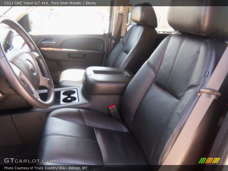 Pure Silver Metallic / Ebony 2011 GMC Yukon SLT 4x4