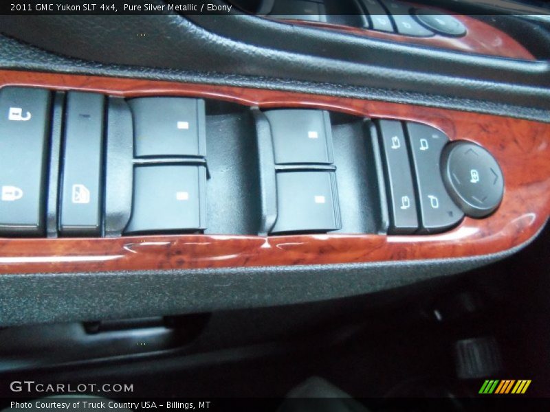Pure Silver Metallic / Ebony 2011 GMC Yukon SLT 4x4