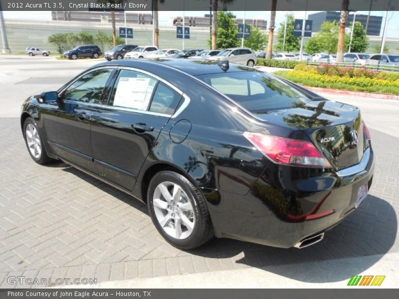 Crystal Black Pearl / Ebony 2012 Acura TL 3.5