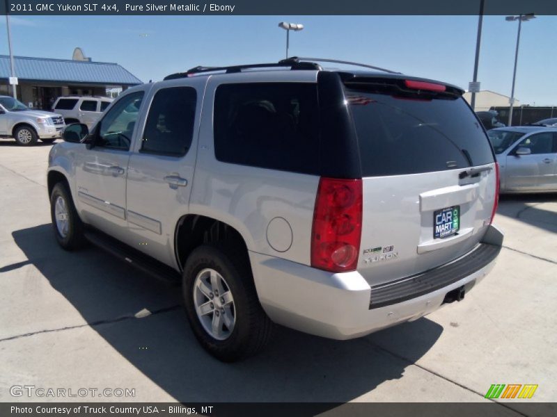 Pure Silver Metallic / Ebony 2011 GMC Yukon SLT 4x4