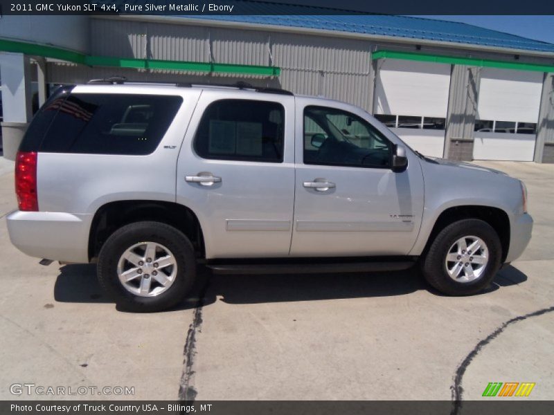 Pure Silver Metallic / Ebony 2011 GMC Yukon SLT 4x4