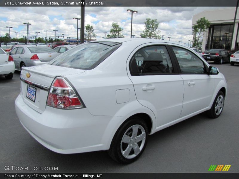 Summit White / Charcoal 2011 Chevrolet Aveo LT Sedan