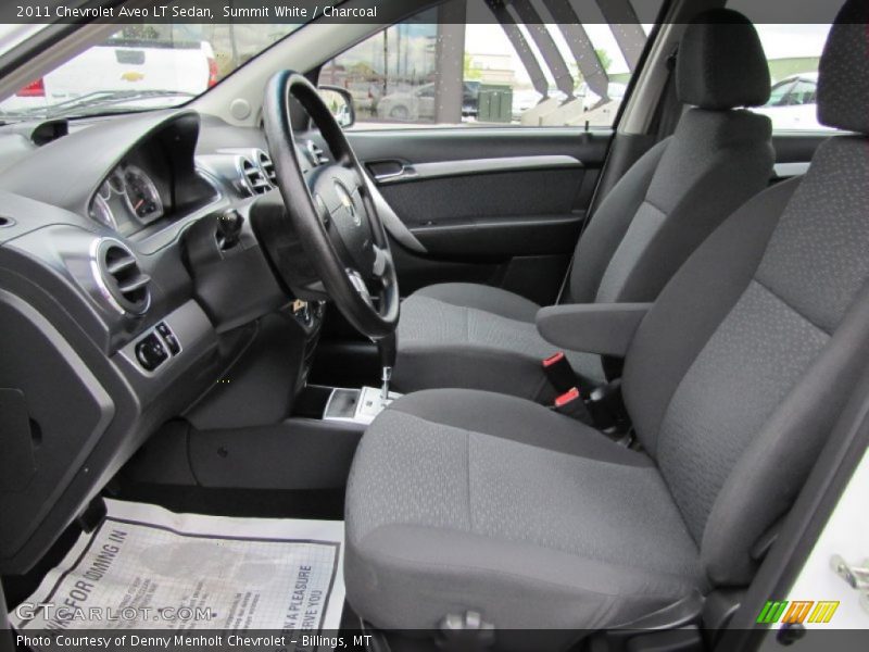 Summit White / Charcoal 2011 Chevrolet Aveo LT Sedan