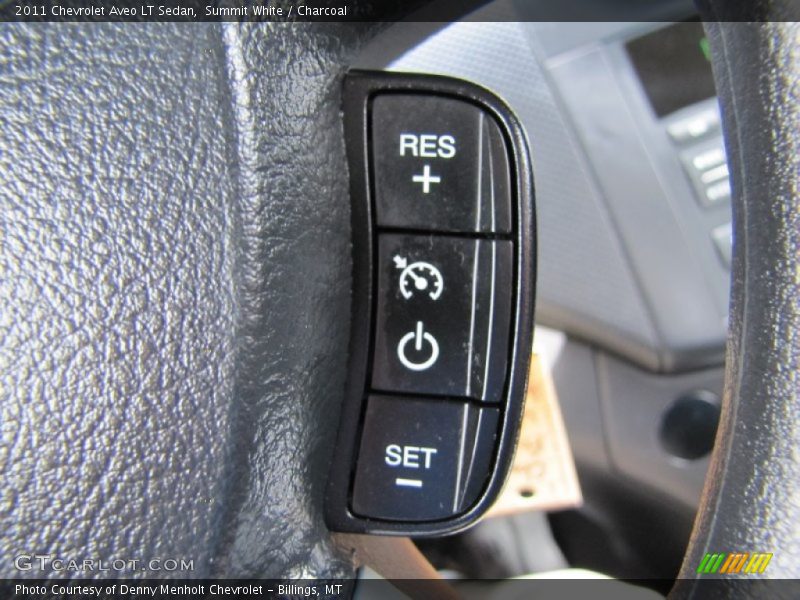 Summit White / Charcoal 2011 Chevrolet Aveo LT Sedan