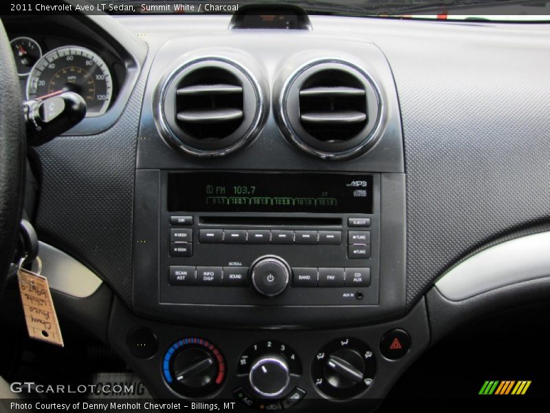 Summit White / Charcoal 2011 Chevrolet Aveo LT Sedan