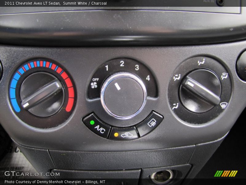 Summit White / Charcoal 2011 Chevrolet Aveo LT Sedan
