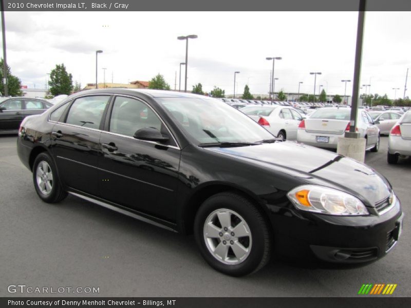Black / Gray 2010 Chevrolet Impala LT