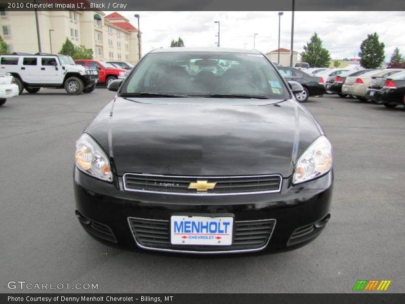 Black / Gray 2010 Chevrolet Impala LT