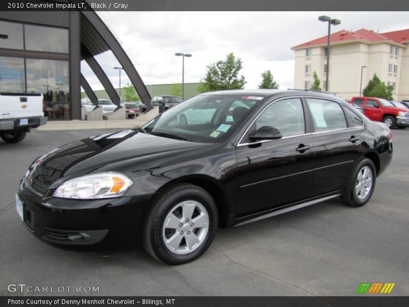 Black / Gray 2010 Chevrolet Impala LT