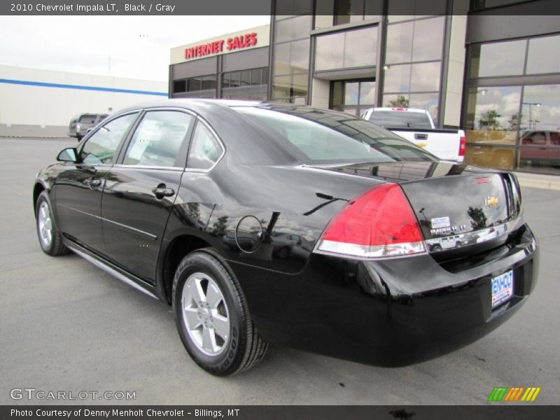 Black / Gray 2010 Chevrolet Impala LT