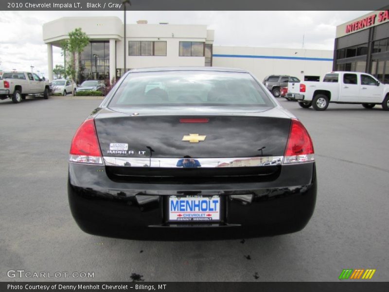 Black / Gray 2010 Chevrolet Impala LT