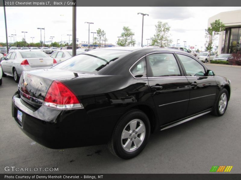 Black / Gray 2010 Chevrolet Impala LT