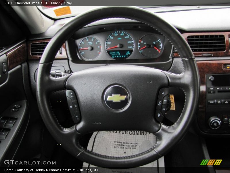 Black / Gray 2010 Chevrolet Impala LT