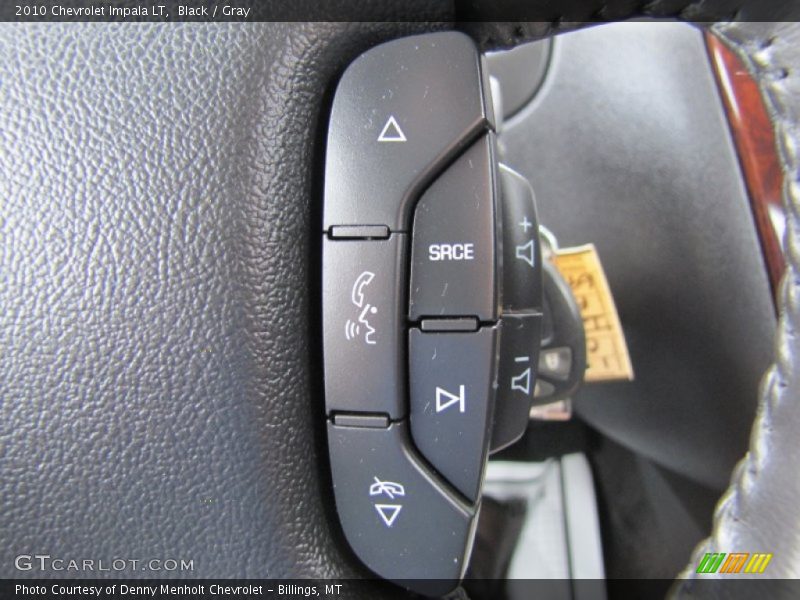 Black / Gray 2010 Chevrolet Impala LT