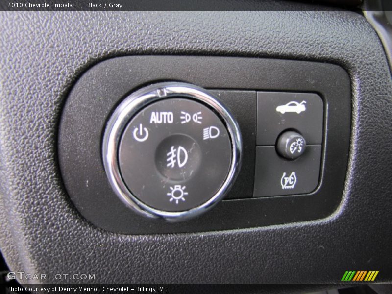 Black / Gray 2010 Chevrolet Impala LT