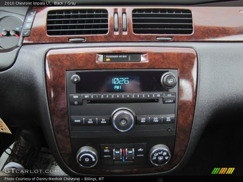 Black / Gray 2010 Chevrolet Impala LT