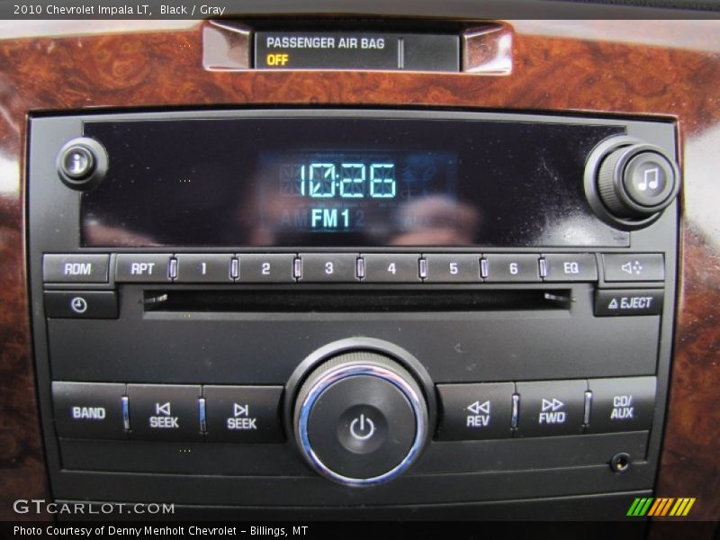 Black / Gray 2010 Chevrolet Impala LT