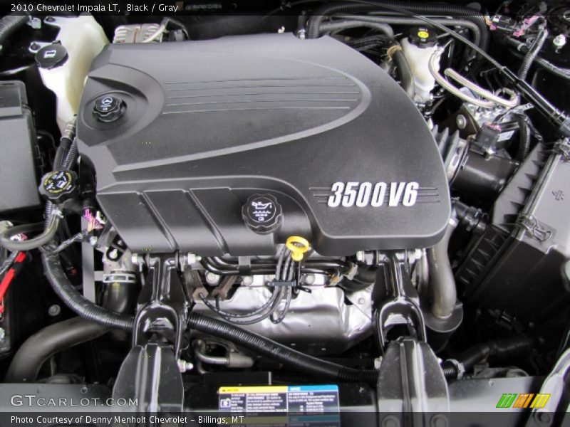 Black / Gray 2010 Chevrolet Impala LT