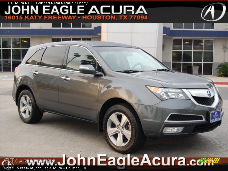 Polished Metal Metallic / Ebony 2010 Acura MDX