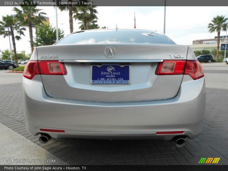 Silver Moon / Taupe 2012 Acura TL 3.5 Technology