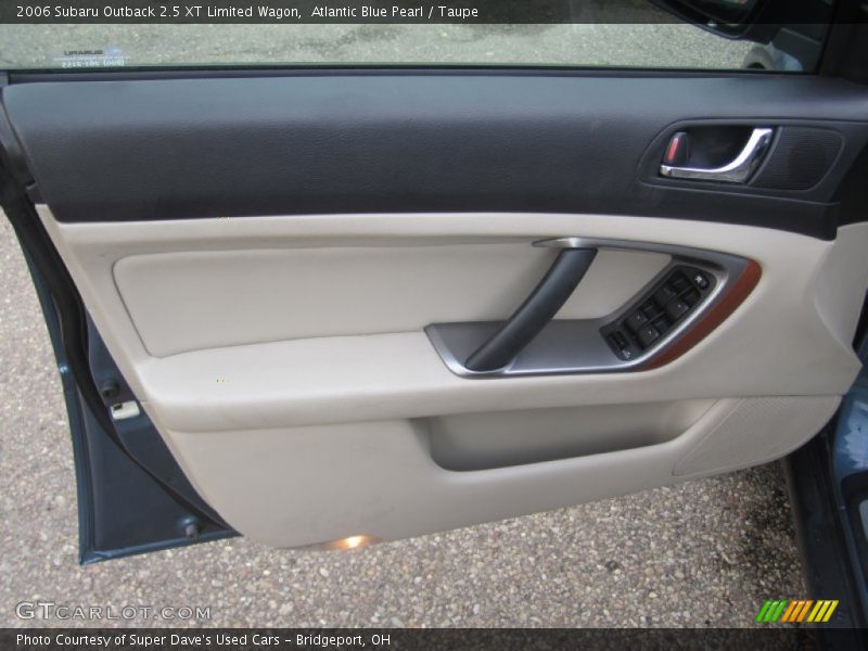 Atlantic Blue Pearl / Taupe 2006 Subaru Outback 2.5 XT Limited Wagon