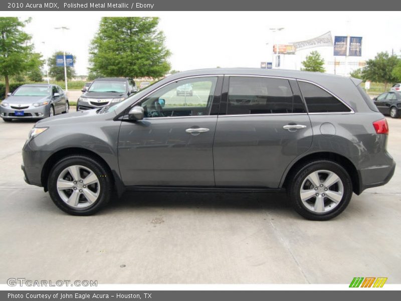 Polished Metal Metallic / Ebony 2010 Acura MDX