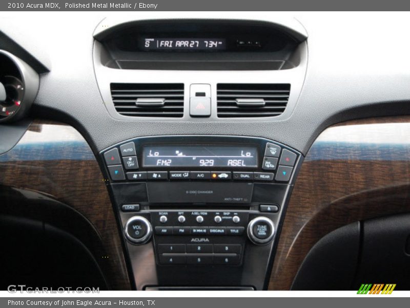 Polished Metal Metallic / Ebony 2010 Acura MDX