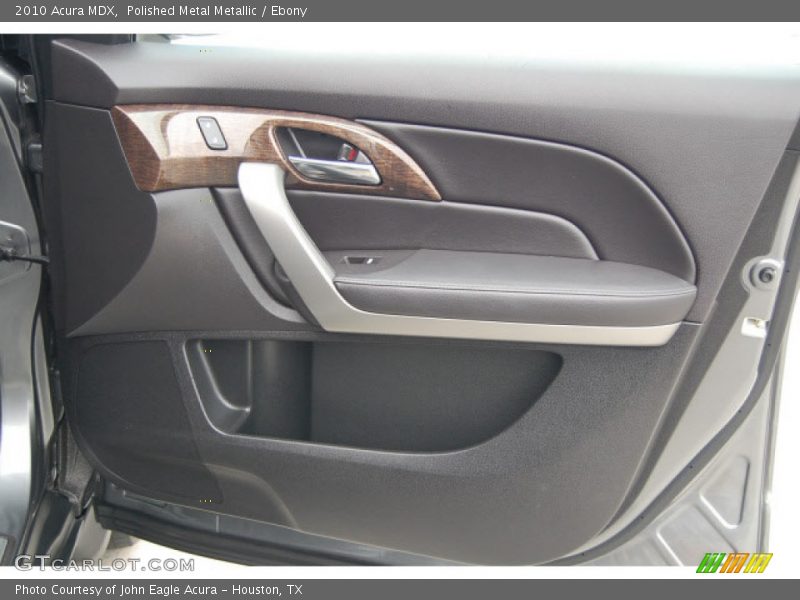 Polished Metal Metallic / Ebony 2010 Acura MDX