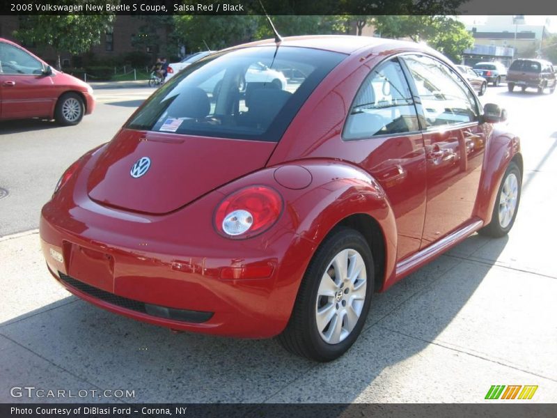 Salsa Red / Black 2008 Volkswagen New Beetle S Coupe