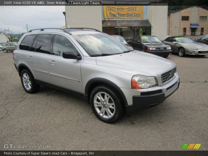 Silver Metallic / Taupe/Light Taupe 2005 Volvo XC90 V8 AWD