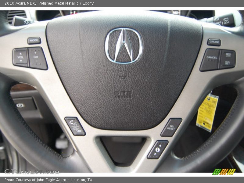 Polished Metal Metallic / Ebony 2010 Acura MDX
