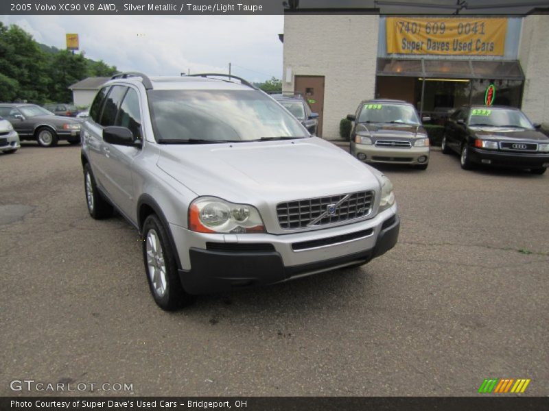 Silver Metallic / Taupe/Light Taupe 2005 Volvo XC90 V8 AWD