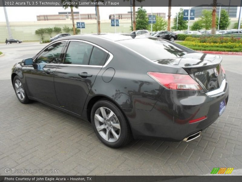 Graphite Luster Metallic / Taupe 2012 Acura TL 3.5 Technology