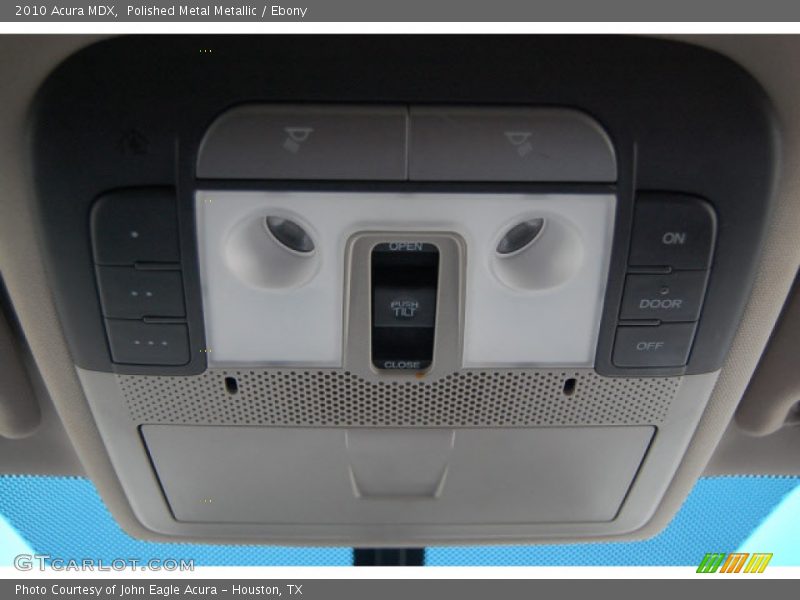 Polished Metal Metallic / Ebony 2010 Acura MDX