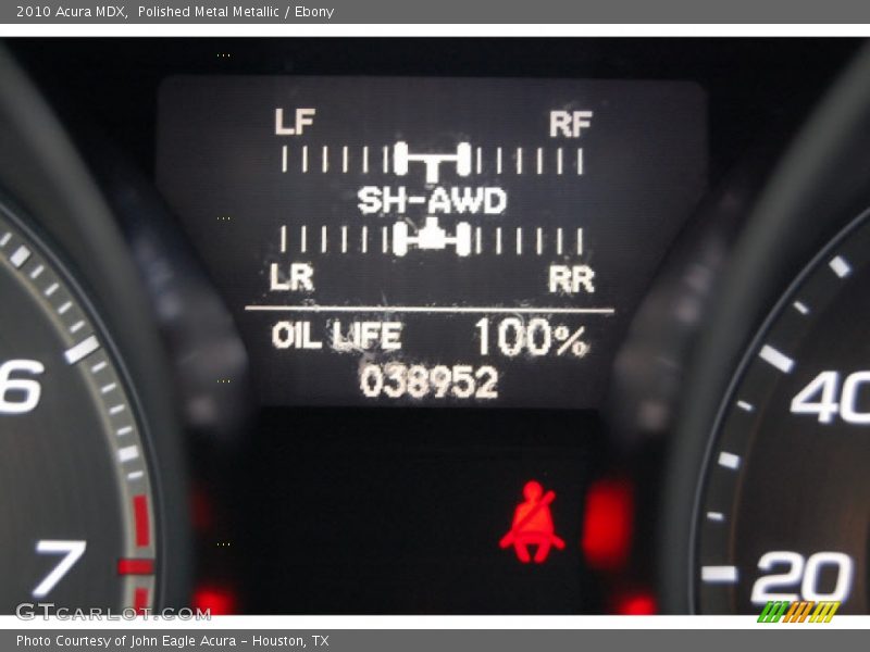 Polished Metal Metallic / Ebony 2010 Acura MDX