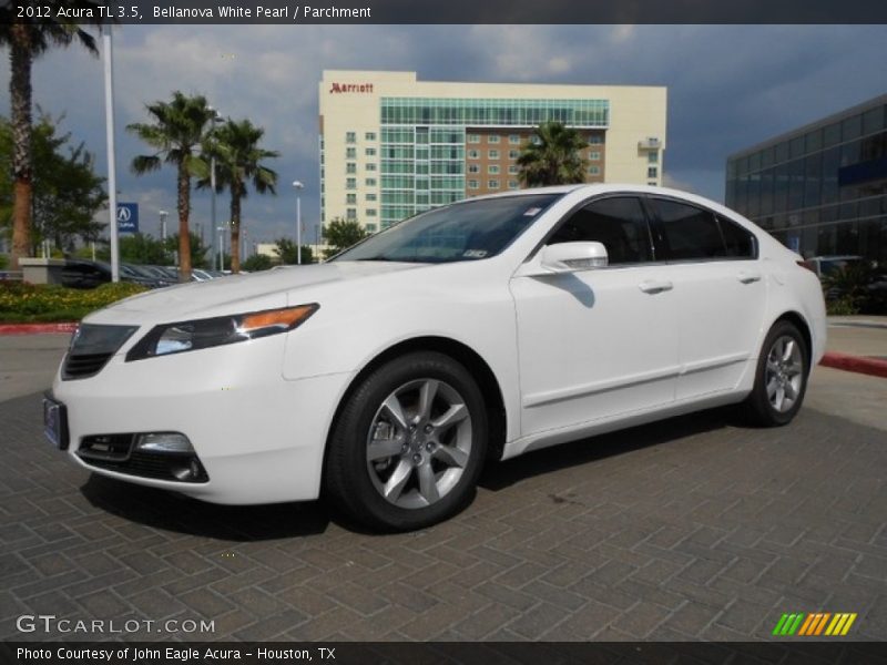 Bellanova White Pearl / Parchment 2012 Acura TL 3.5