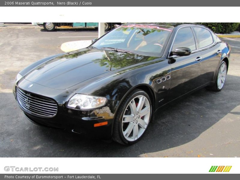 Nero (Black) / Cuoio 2006 Maserati Quattroporte