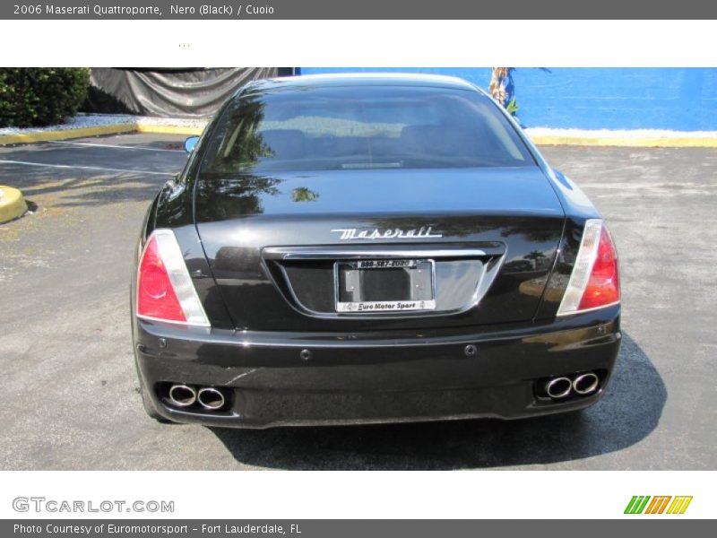 Nero (Black) / Cuoio 2006 Maserati Quattroporte