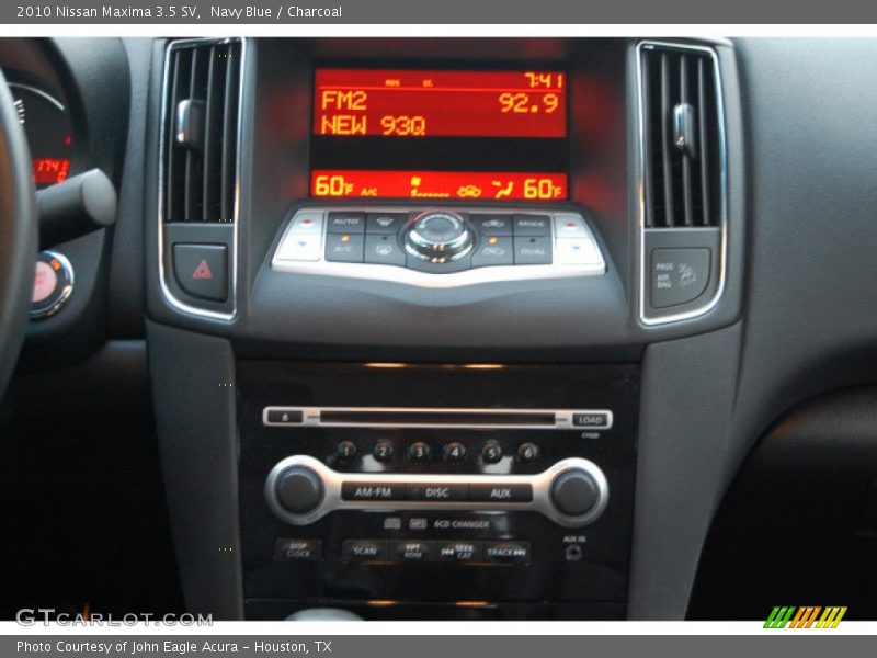 Navy Blue / Charcoal 2010 Nissan Maxima 3.5 SV